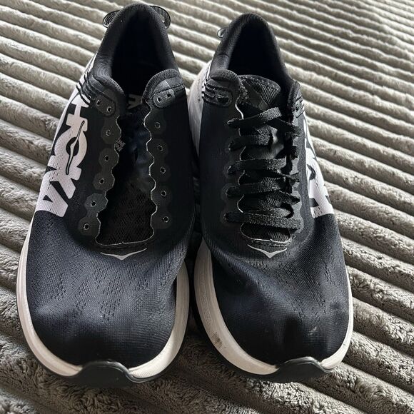 Hoka One One Carbon X Black Nimbus Cloud Running Shoes Women Size US 9.5 - Picture 2 of 10